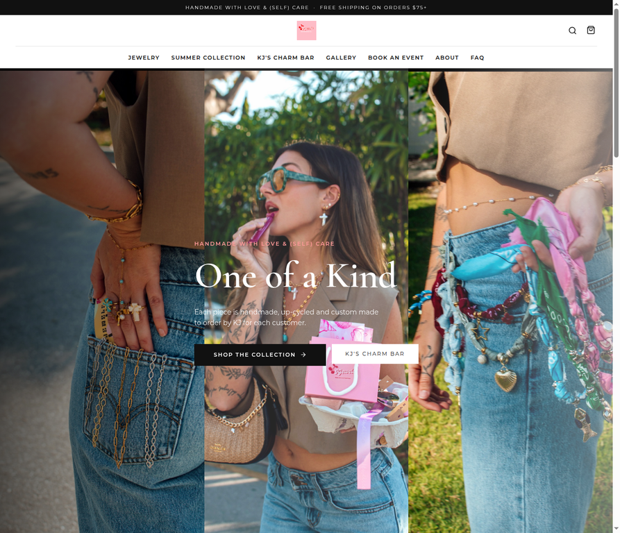 K Jewels homepage